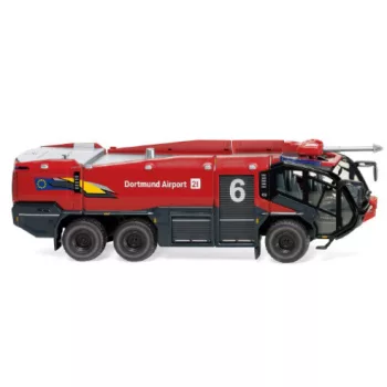 Wiking - Rosenbauer FLF Panther 6x6, Dortmund Airport, 1:87