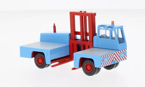 Wiking - Lancer Boss Seitenlader, hellblau/rot, 1968, 1:87