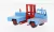 Wiking - Lancer Boss Seitenlader, hellblau/rot, 1968, 1:87