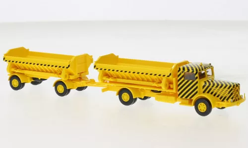 Wiking - Büssing 8000, gelb, 1950, 1:87
