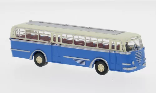 Wiking - Büssing Trambus, 1949, Braunschweiger Branchenführer, 1:87