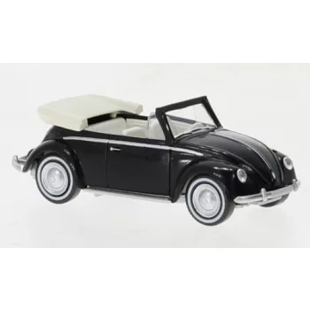 Wiking - VW Käfer 1200 Cabriolet, schwarz, 1961, 1:87