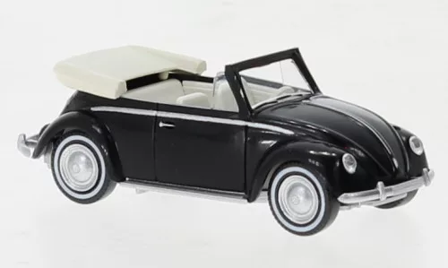 Wiking - VW Käfer 1200 Cabriolet, schwarz, 1961, 1:87