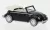Wiking - VW Käfer 1200 Cabriolet, schwarz, 1961, 1:87
