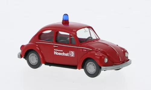 Wiking - VW Käfer 1303, 1972, Werkfeuerwehr Hoechst, 1:87