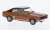 Wiking - Ford Capri MKI, braun/schwarz, 1969, 1:87