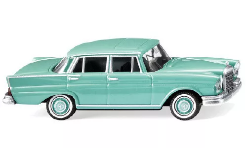 Wiking - Mercedes 220 S, helltürkis, 1961, 1:87