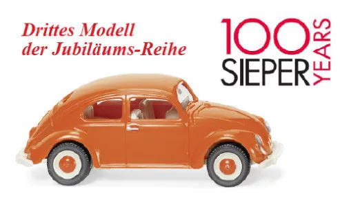 Wiking - VW Brezelkäfer, orange, 1:87