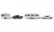 Wiking - - 2er Set: Wohnwagengespanne, weiss/dunkelrot, 1966, 1:160