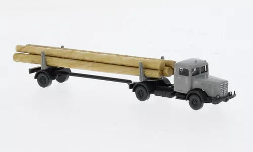 Wiking - Büssing 8000, grau, 1950, 1:160