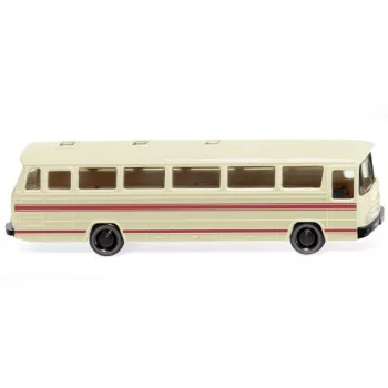 Wiking - Mercedes O 302 Reisebus, hellbeige/rot, 1:160