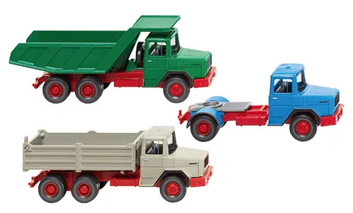 Wiking - Set Magirus Baubullen, 1970, 1:87