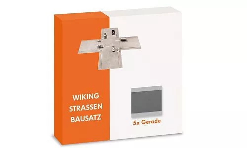 Wiking - Strassen-Bausatz Gerade (5 Stück), 1:87