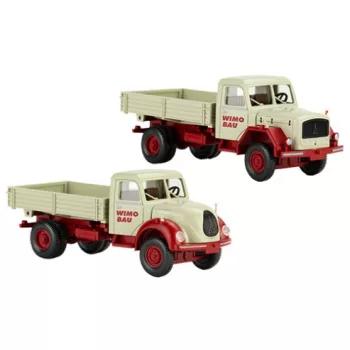 Wiking - Magirus 2er Set: Prits Wimo Bau  1:87