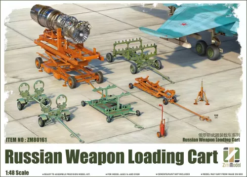 Zimi Model - Russian Weapon loading cart [with 2 figures]
