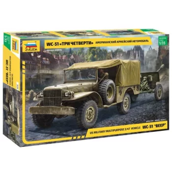   Zvezda - 1:35 American Army Car Dodge WC-51 "BEEP";