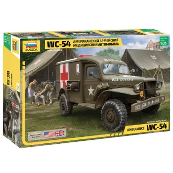 Zvezda - 1:35 US Army Medical Vehicle Dodge WC-54