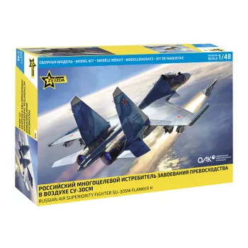   Zvezda - 1:48 Russian Air Superiority Fighter Sukhoi Su-30SM Flanker H