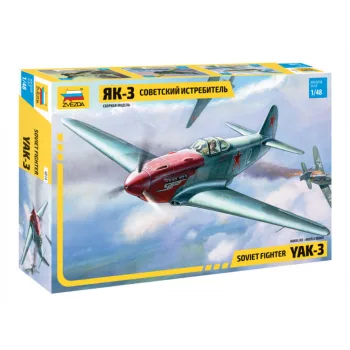 Zvezda - Yakovlev Yak-3 Soviet Fighter 1:48 (4814)