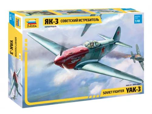Zvezda - Yakovlev Yak-3 Soviet Fighter 1:48 (4814)