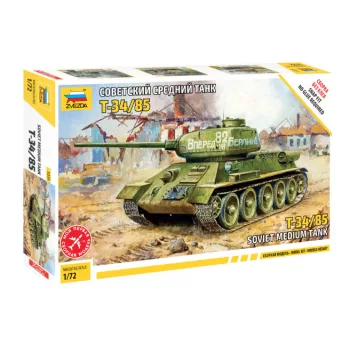 Zvezda - T-34/85 Soviet Medium Tank Wwii (5039)