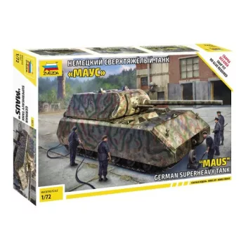 Zvezda - 1:72 German Superheavy Tank MAUS - snap-fit