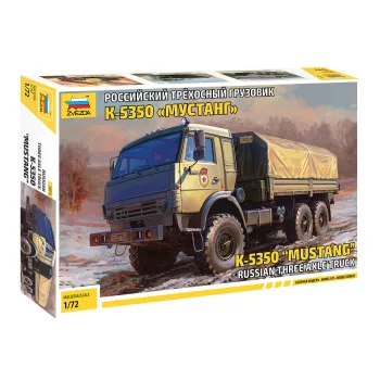 Zvezda - 1:72 Russian three-axle truck K – 5350 Mustang