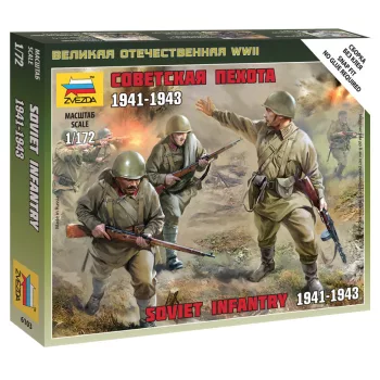 Zvezda - Sovielt Infantry 1941. 1:72 (6103)