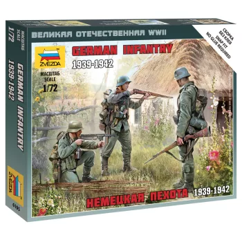 Zvezda - German Infantry /1939-1942/ 1:72 (6105)