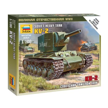 Zvezda - Soviet Tank Kv-2 1:100 (6202)