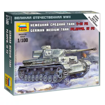 Zvezda - Panzer Iv Ausf. F2 1:100 (6251)