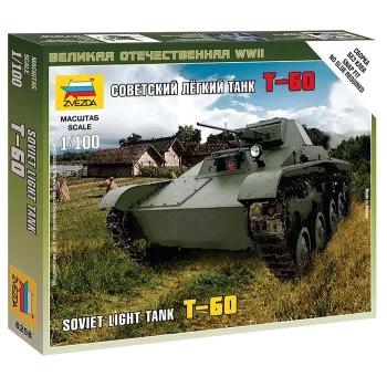 Zvezda - T-60 Soviet Light Tank 1:100 (6258)
