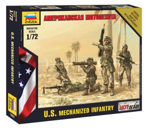 Zvezda - Amerikai Motorizált Gyalogság (7407)
