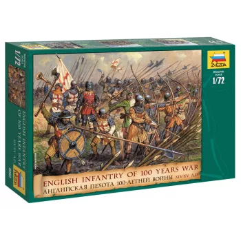Zvezda - English Infantry Of The 100 Years War (8060)