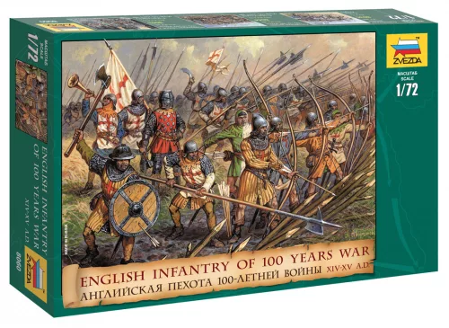 Zvezda - English Infantry Of The 100 Years War (8060)