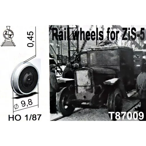 ZZ Modell - Rail wheels for ZiS-5